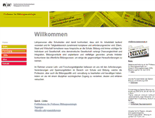 Tablet Screenshot of bildungssoziologie.ch